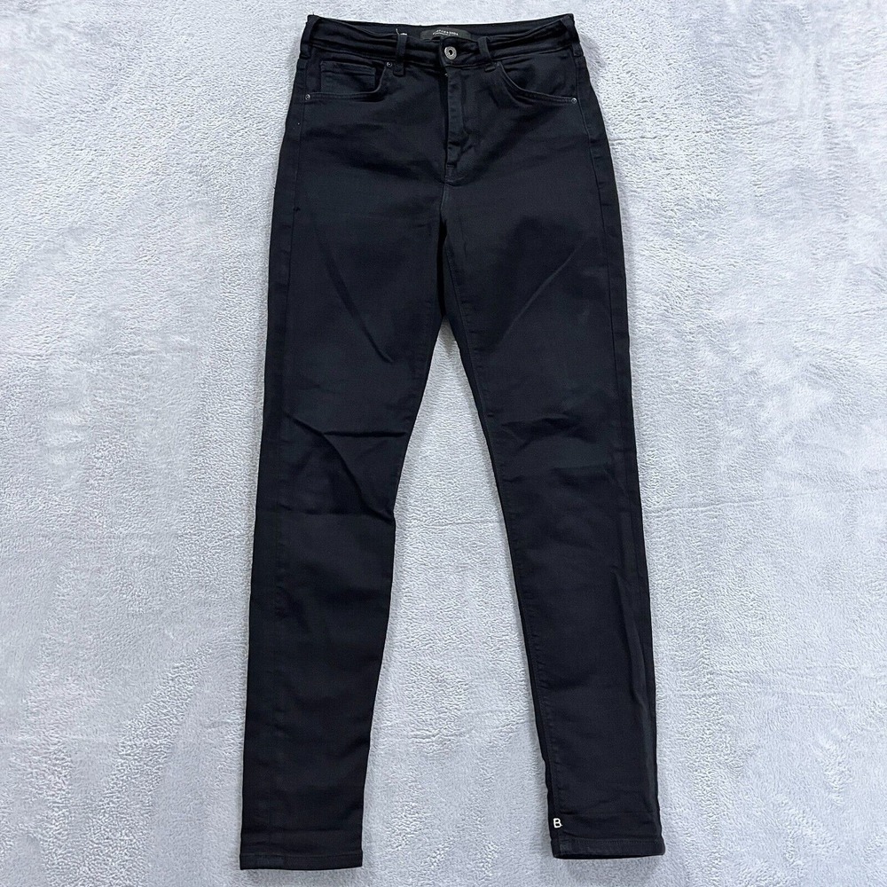 Scotch Soda Jeans Men 27x29.5* Amsterdam Blauw Skinny Denim Dark Wash Black